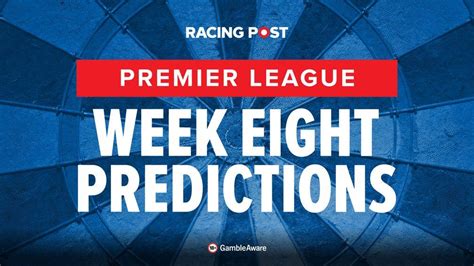 premier league darts predictions